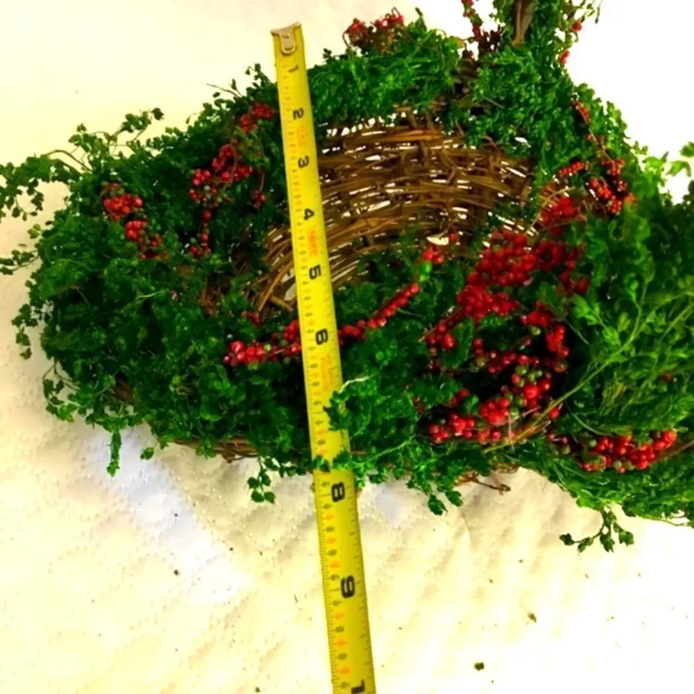 RAZ Imports Christmas Mistletoe Basket